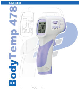 Bodytemp 478 – Инфрацрвен безконтактен термометар за телесна температура-image